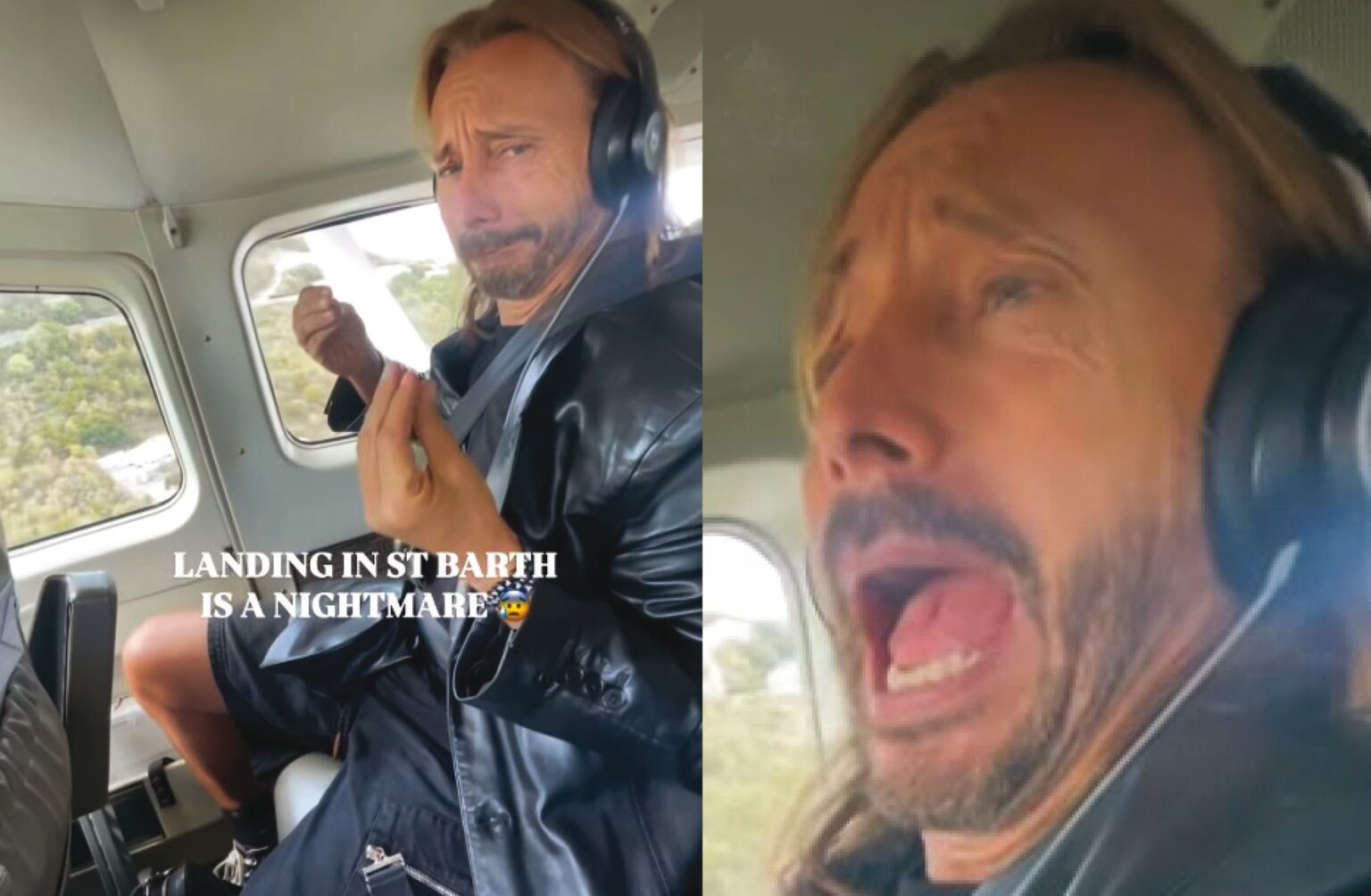 VIDÉO - Bob Sinclar se fait peur en avion: "Atterrir à Saint-Barth est un cauchemar"