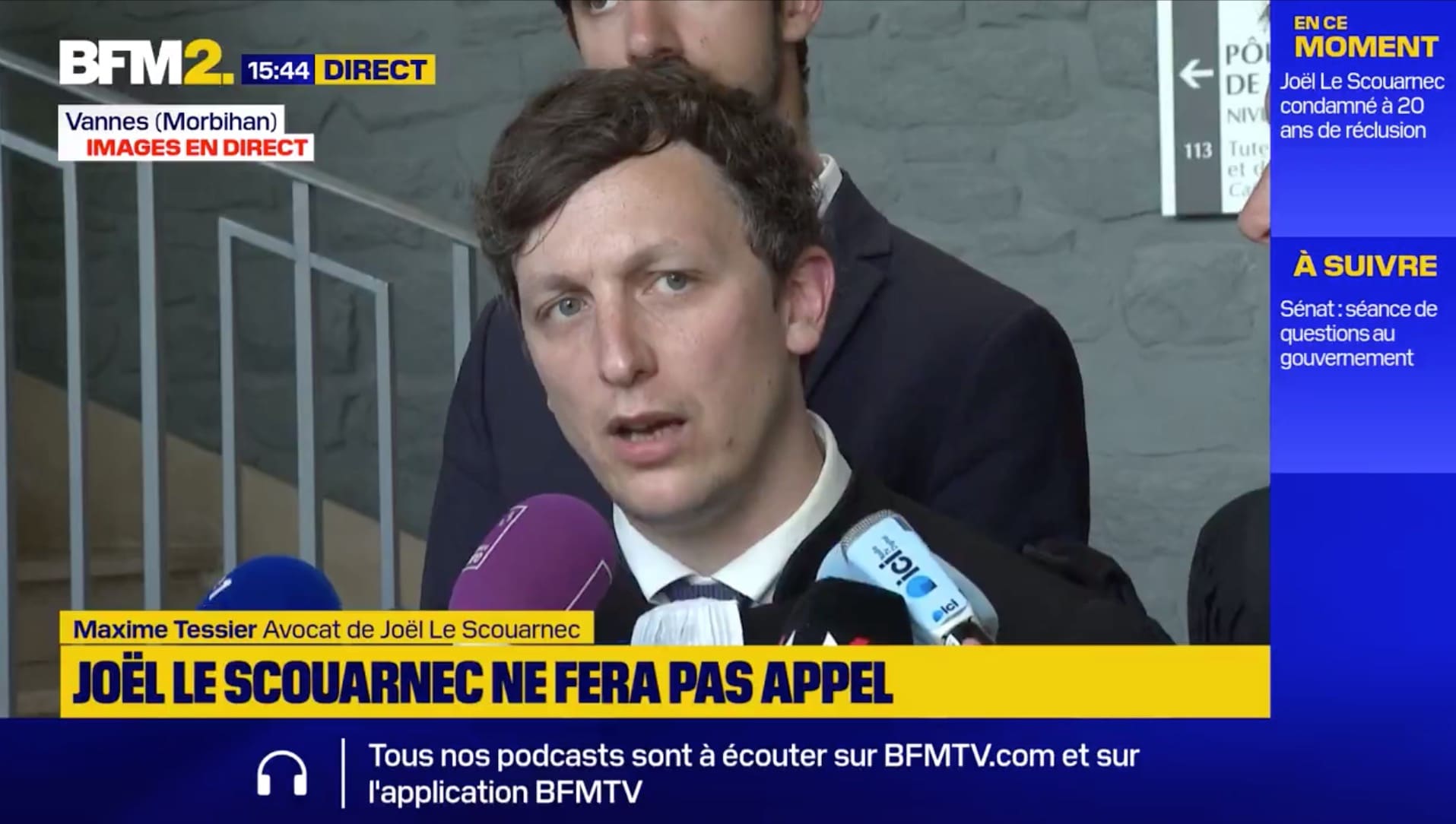 Suicide de Maxime Tessier, avocat de Joël Le Scouarnec: le barreau de Rennes en deuil