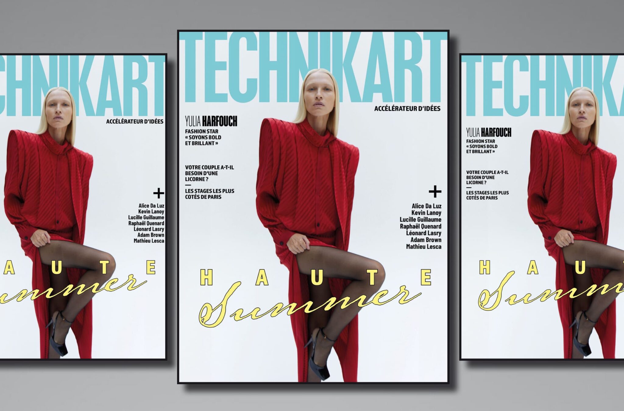 Yulia Harfouch à la Une de Technikart: «Sans le savoir, Karl Lagerfeld est devenu mon parrain dans la mode.» De mannequin à dirigeante d’un média consacré au luxe, portrait d’une femme d’influence