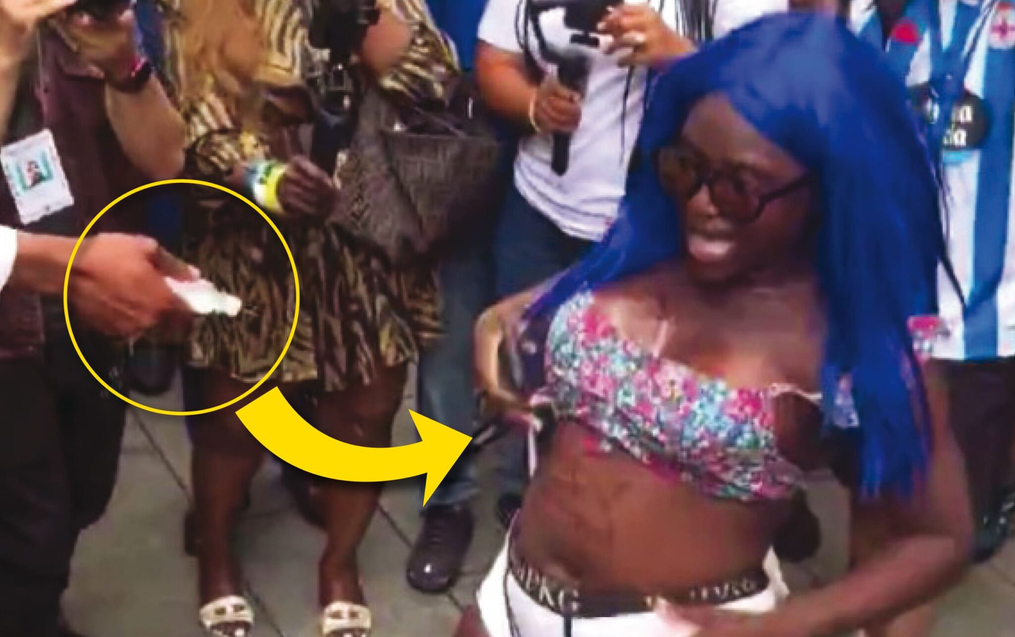 VIDÉO - Les fans de P. Diddy s’aspergent d’huile pour bébé devant le palais de justice. On vous explique pourquoi