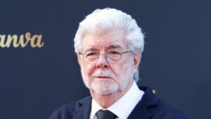 George Lucas présente son musée « vaisseau spatial » au Comic-Con de San Diego