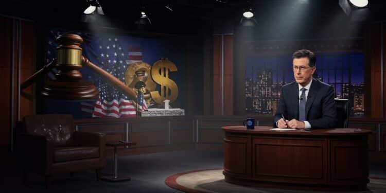 La fin du “Late Show” de Colbert enflamme les soupçons de pressions politiquesLa fin du “Late Show” de Colbert enflamme les soupçons de pressions politiques