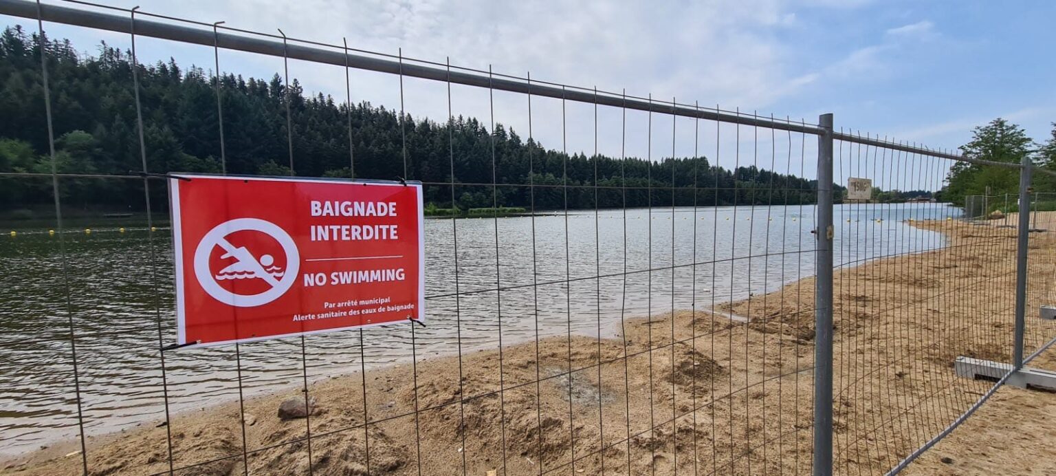 Rhône : baignade interdite au lac des Sapins à cause du risque sanitaire