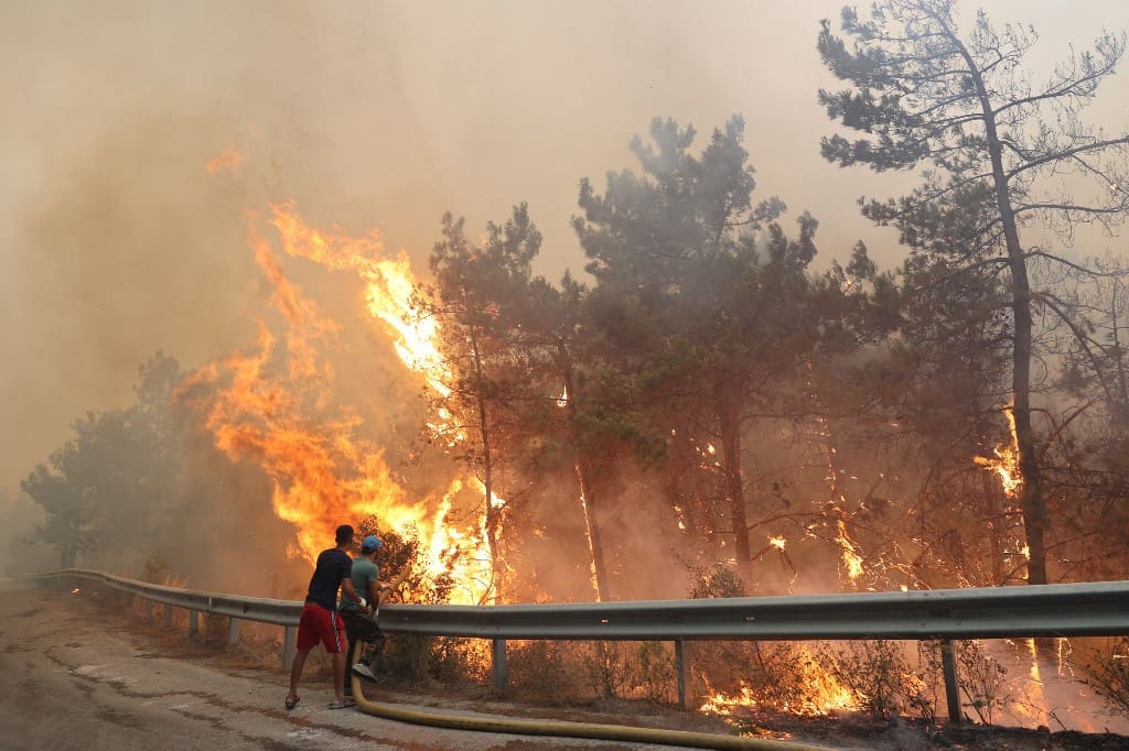 Turquie : dix pompiers tués et quatorze blessés dans un violent incendie de forêt à Eskisehir