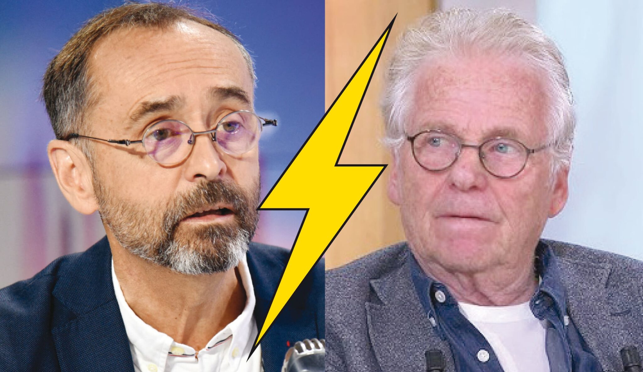 BFMTV mise sur le choc des idées : Daniel Cohn-Bendit contre Robert Ménard le dimanche soir. (DR)
