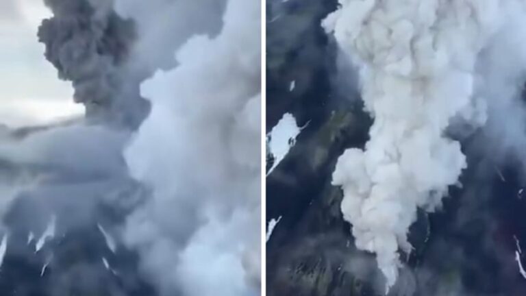 Un volcan russe entre en éruption pour la première fois depuis 450 ans, réveillé par un séisme géant