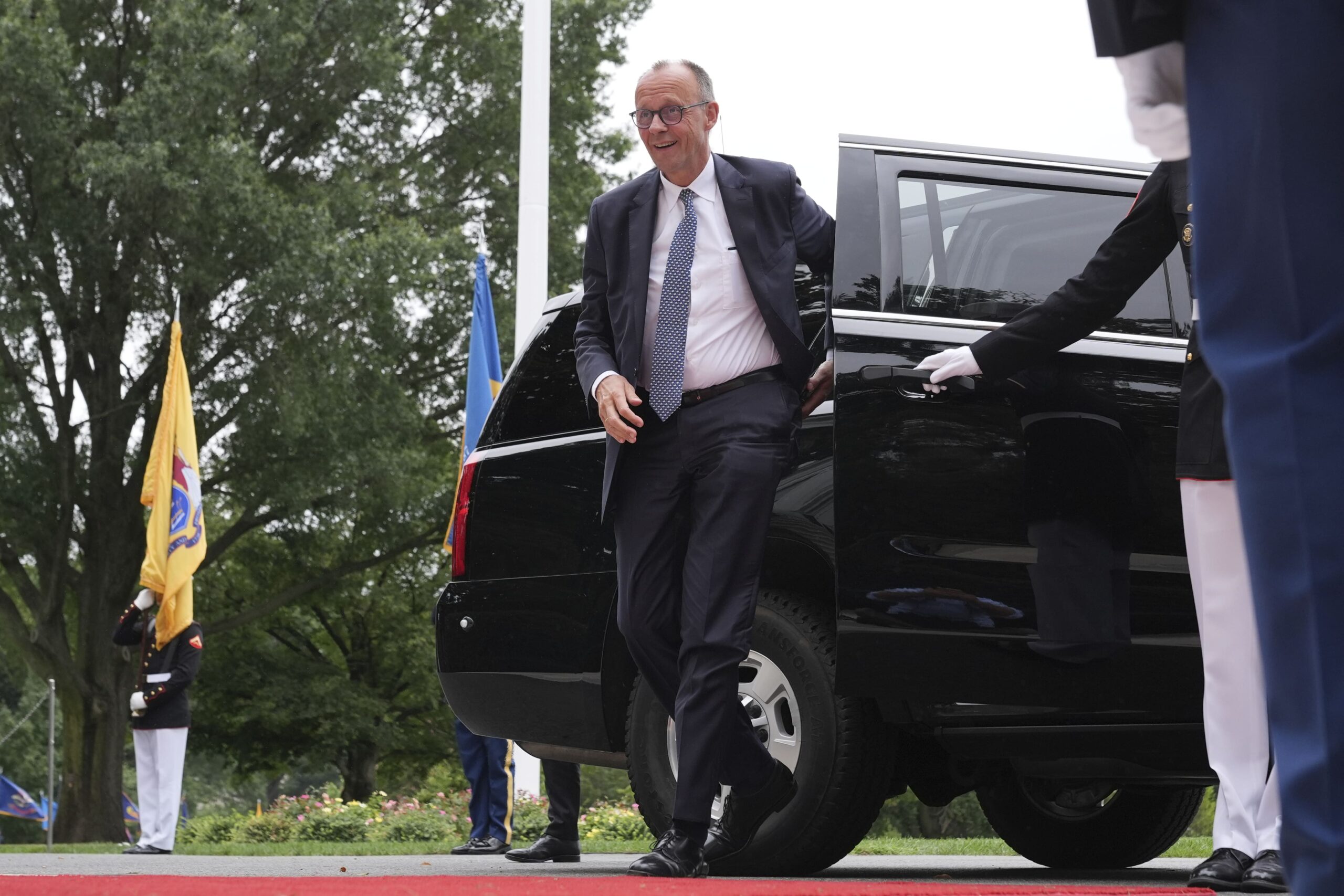 Reportage Photo – Le Chancelier Allemand Friedrich Merz À La Maison Blanche Pour La Rencontre Trump-Zelensky Ap Photo/Jacquelyn Martin
