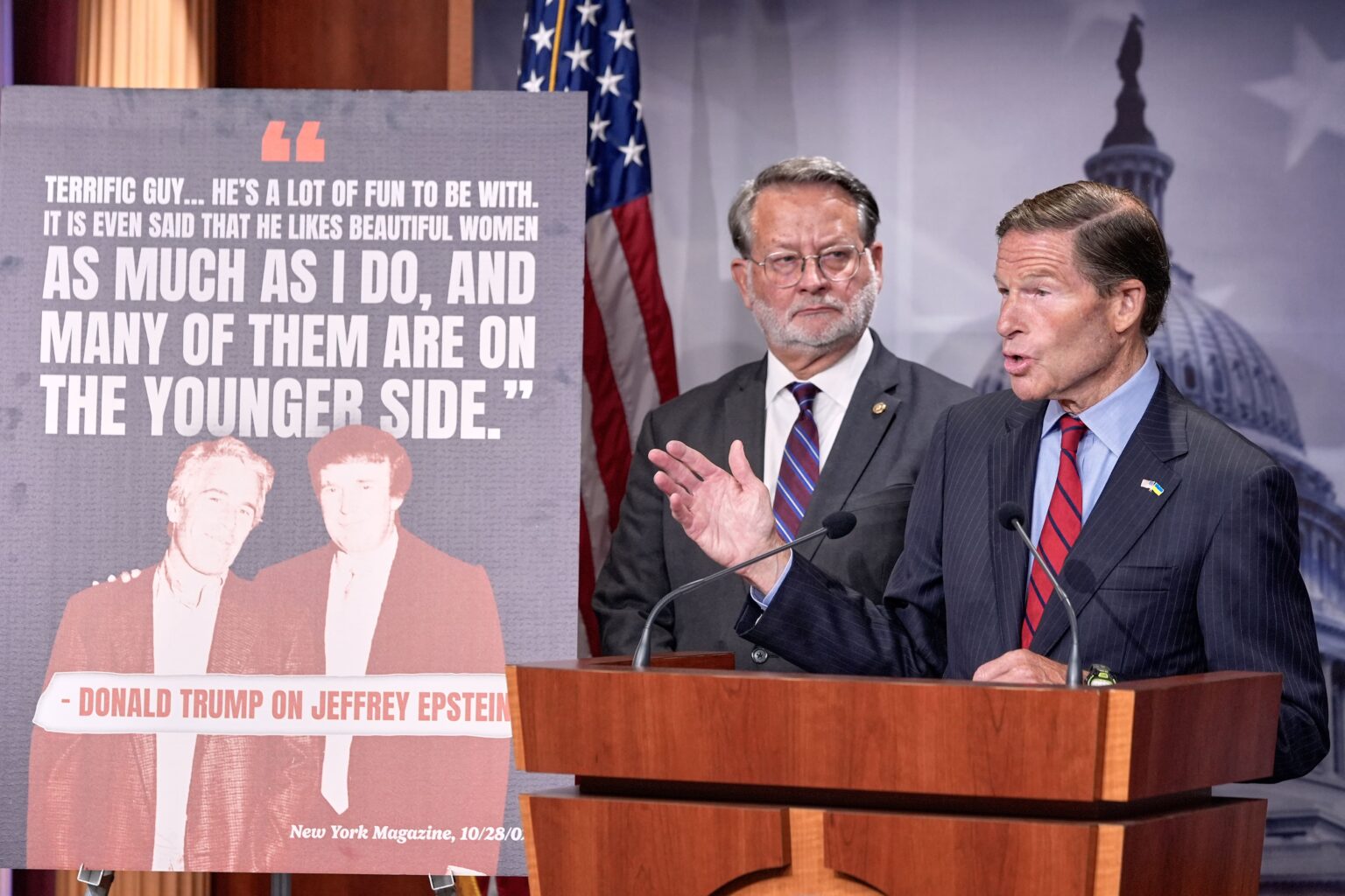 Jeffrey Epstein - Un juge fédéral a refusé cette nuit de lever le secrets autour de documents confidentiels. (AP/Mariam Zuhaib)