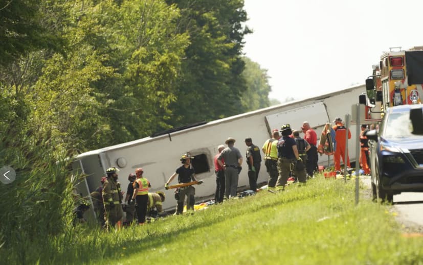 Accident de car à New York : 5 morts et 49 blessés sur l’Interstate 90. (AP)