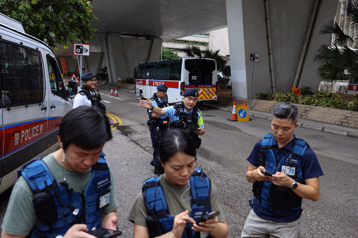 Hong Kong - le procès pour sécurité nationale du magnat pro-démocratie Jimmy Lai entre dans sa phase finale @AP