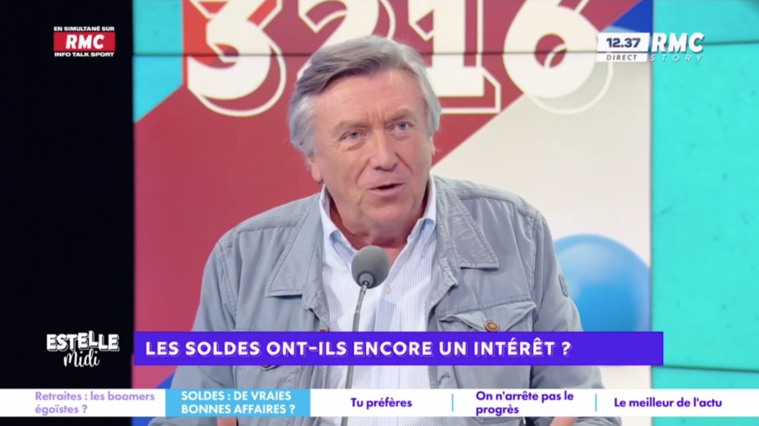 Jacques Legros rejoint Estelle Denis dans "Estelle Midi" sur RMC et RMC Story. (Capture d'écran RMC)
