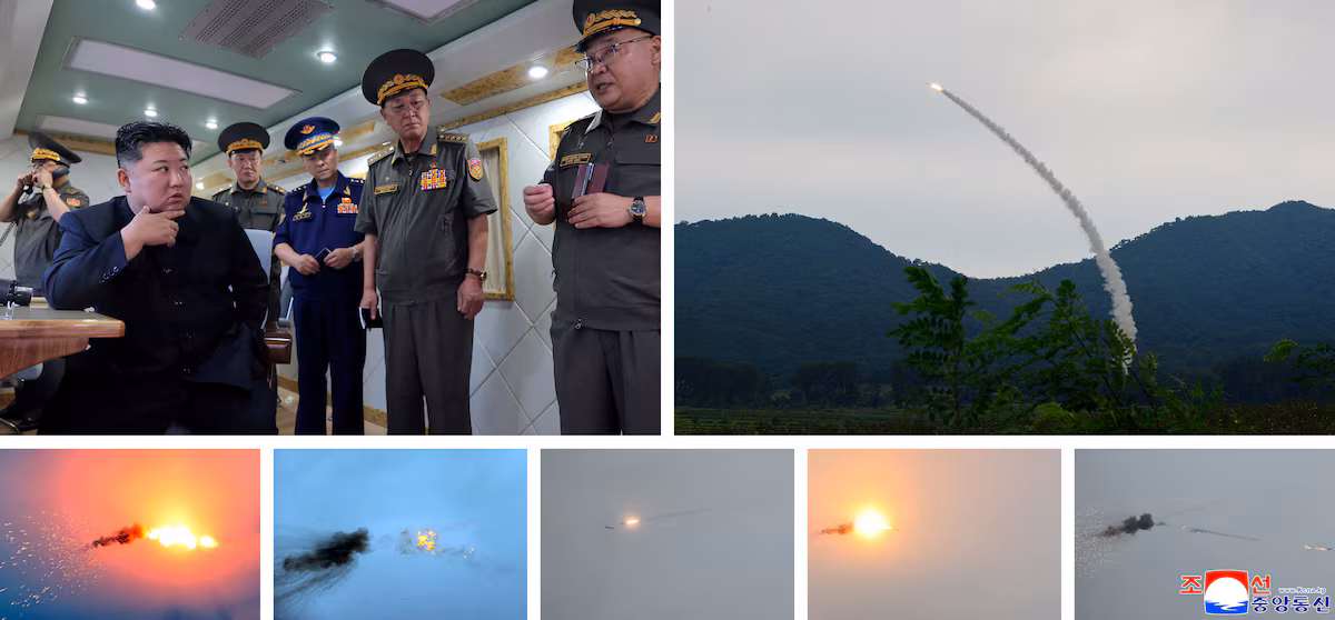 Kim Jong-un supervise un tir de nouveaux missiles antiaériens en Corée du Nord
