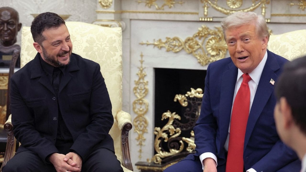 Le nouveau costume de Zelenskiy, symbole subtil de paix lors de sa rencontre avec Trump