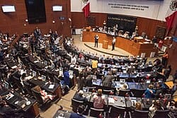 Mexique - une bagarre éclate entre dirigeants du Sénat à la fin d’une session houleuse @wikipedia commons