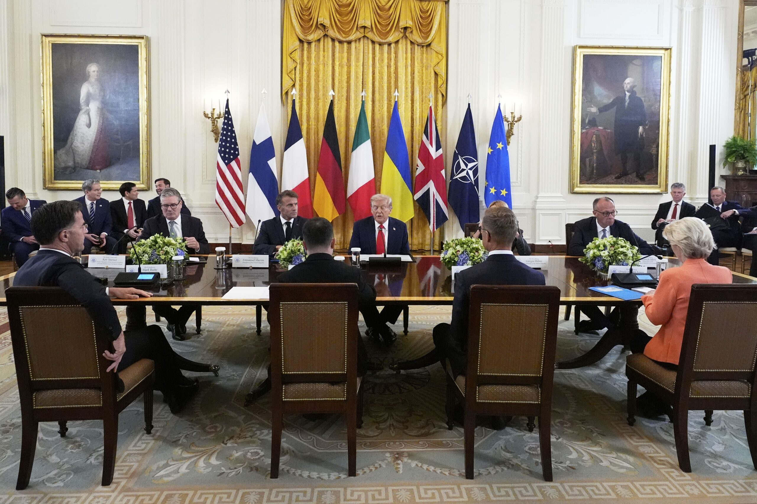 Reportage Photo – Trump, Zelensky Et Les Dirigeants Européens Réunis À La Maison-Blanche Pour Une Photo Historique Ap Photo/Alex Brandon