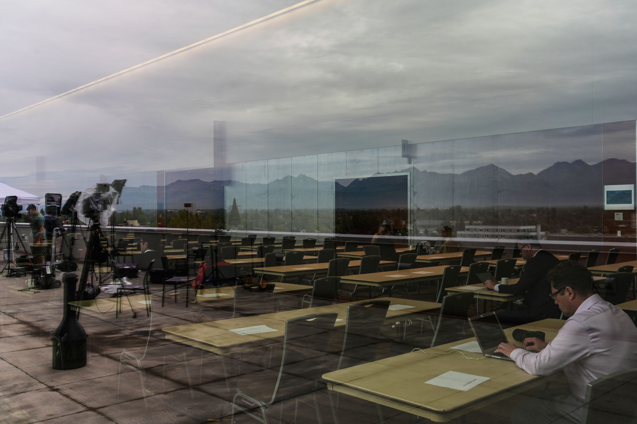 Reportage Photo – L’arrivée De Poutine Et De Trump En Alaska Pour Leur Rencontre Ap Photo/Jae C. Hong