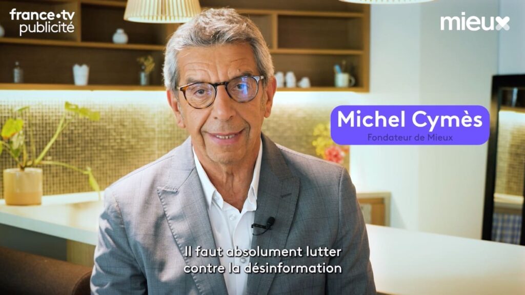 Mieux : la nouvelle chaîne santé de Michel Cymes. Son objectif: lutter contre les fake news sur la médecine. (Mieux)
