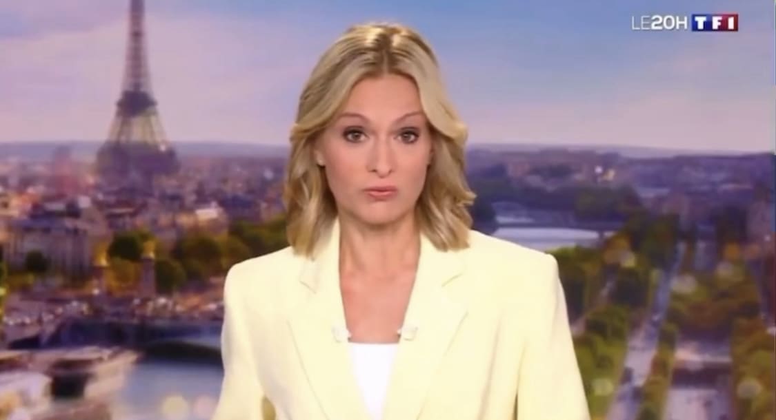 VIDÉO - Audrey Crespo-Mara rend hommage à Thierry Ardisson lors de son dernier JT sur TF1: «Vos attentions me vont droit au cœur, où se trouve l’homme que j’aime éperdument.»