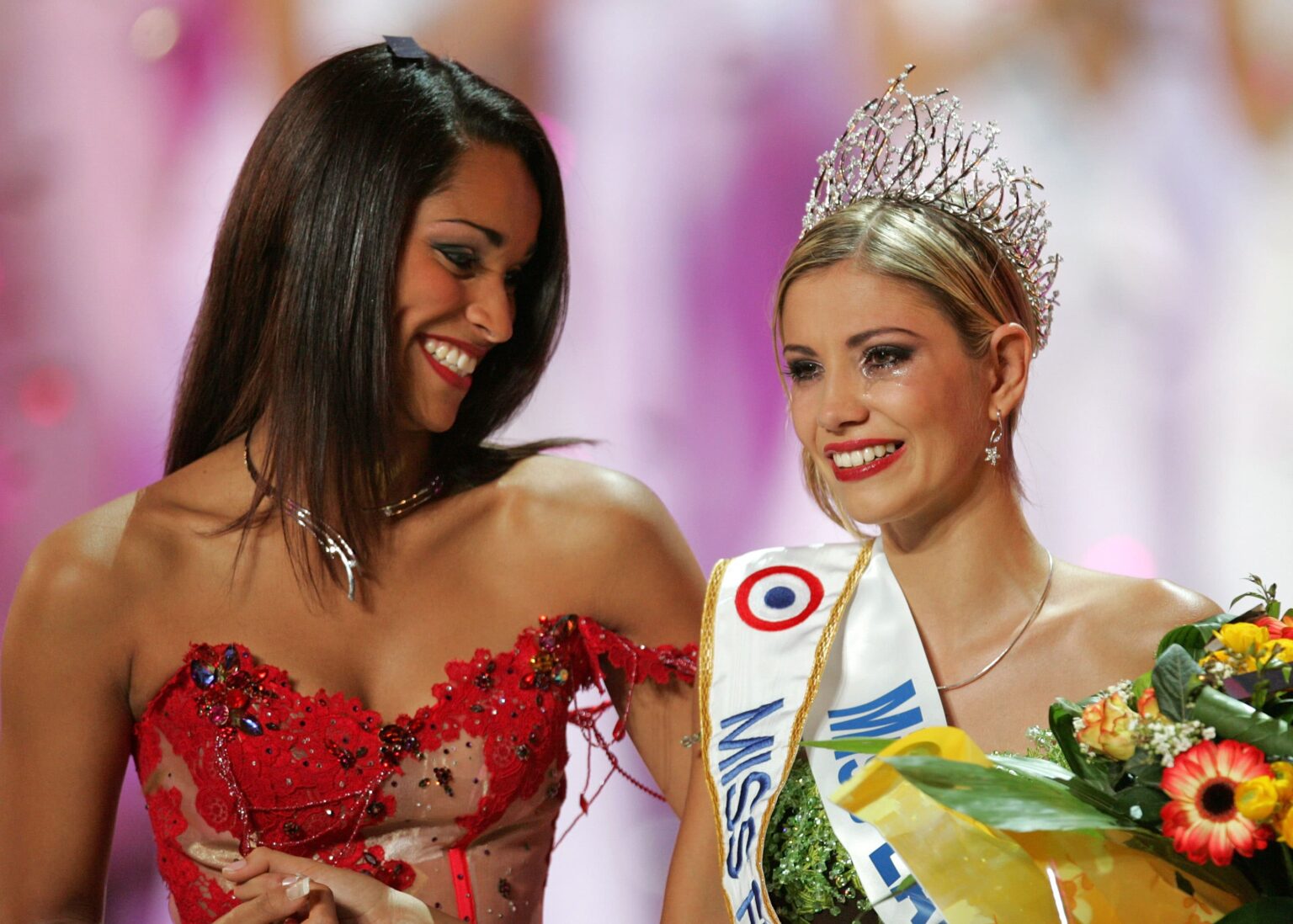Alexandra Rosenfeld, ex-Miss France, accuse Jean Imbert, chef du Plaza Athénée, de violences conjugales. AP/Lionel Cironneau