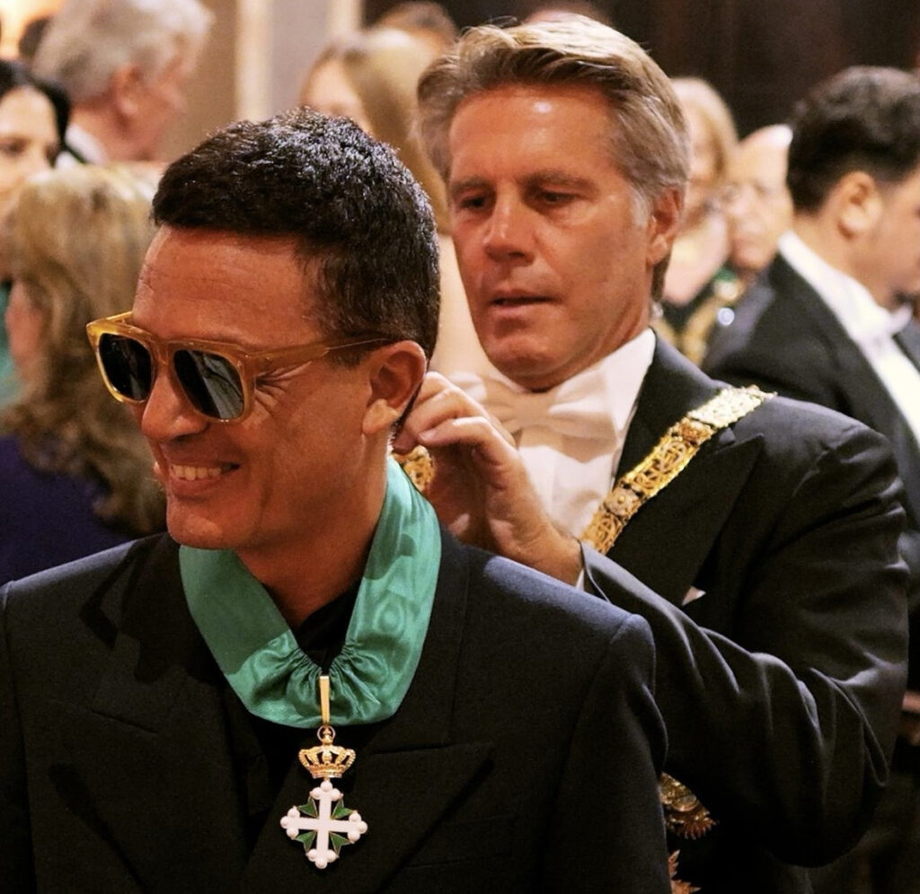 Omar Harfouch reçu commandeur de l’ordre des Saints-Maurice-et-Lazare par le prince Emmanuel-Philibert de Savoie. (Daniel Topic)