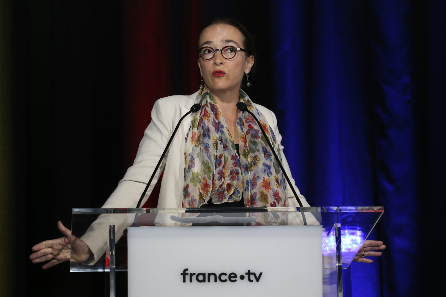 La honte pour Delphine Ernotte ! La Cour des comptes alerte sur l'état critique des finances de France Télévisions malgré 2,57 milliards d'euros annuels de subventions (AP/Michel Euler)