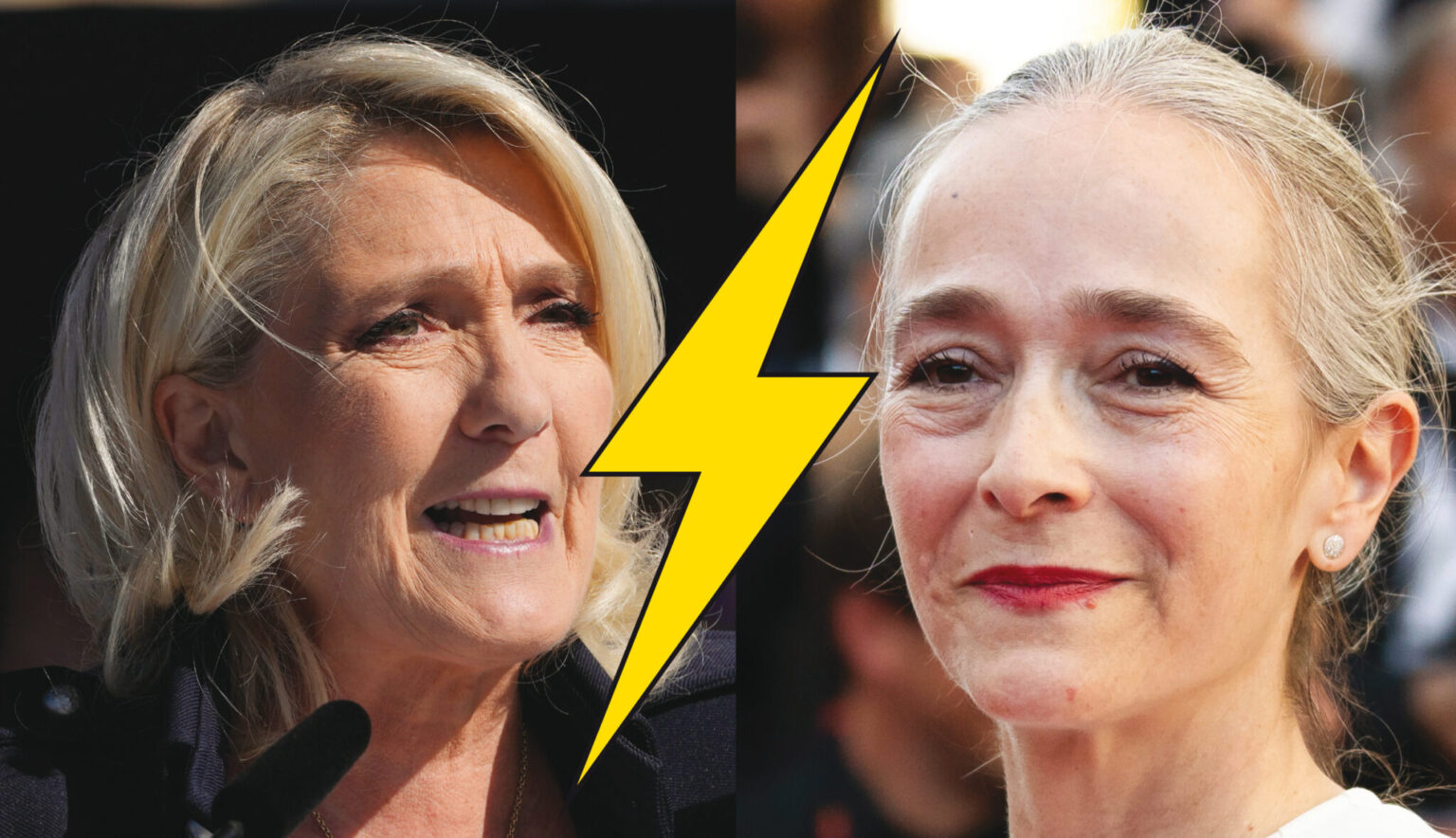 Marine Le Pen exige le départ de Delphine Ernotte: "C'est une militante très marquée à gauche, c'est un secret de Polichinelle ! (AP, DR)
