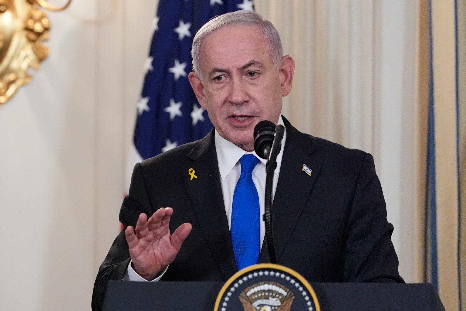 Netanyahu espère annoncer la libération de tous les otages de Gaza « dans les prochains jours » (AP/Alex Brandon)