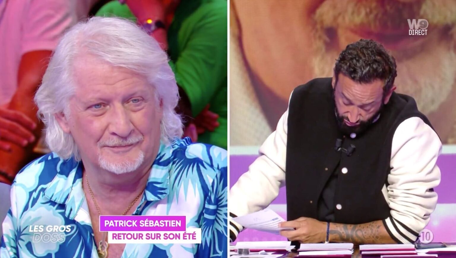 Patrick Sébastien denounces a "media scam" on the controversy in Cap d'Agde and defends the French: "People are in the shit because we keep hitting them" (W9 screenshot)