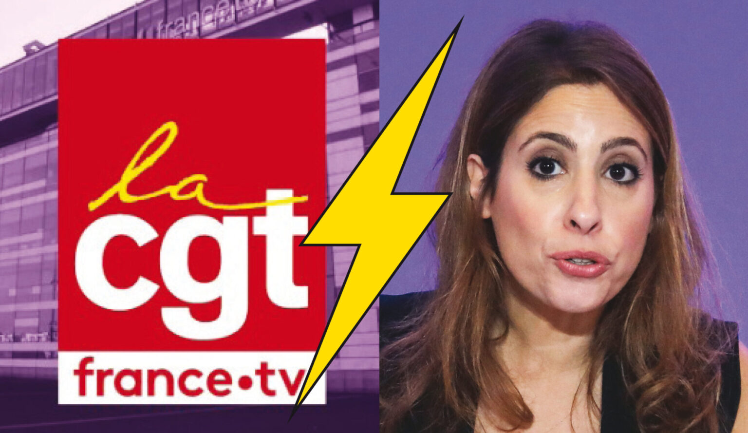 La CGT France Télévisions dézingue Léa Salamé : "Le JT de 20h est en passe de gagner le concours du journal le plus réactionnaire." (AP/DR)