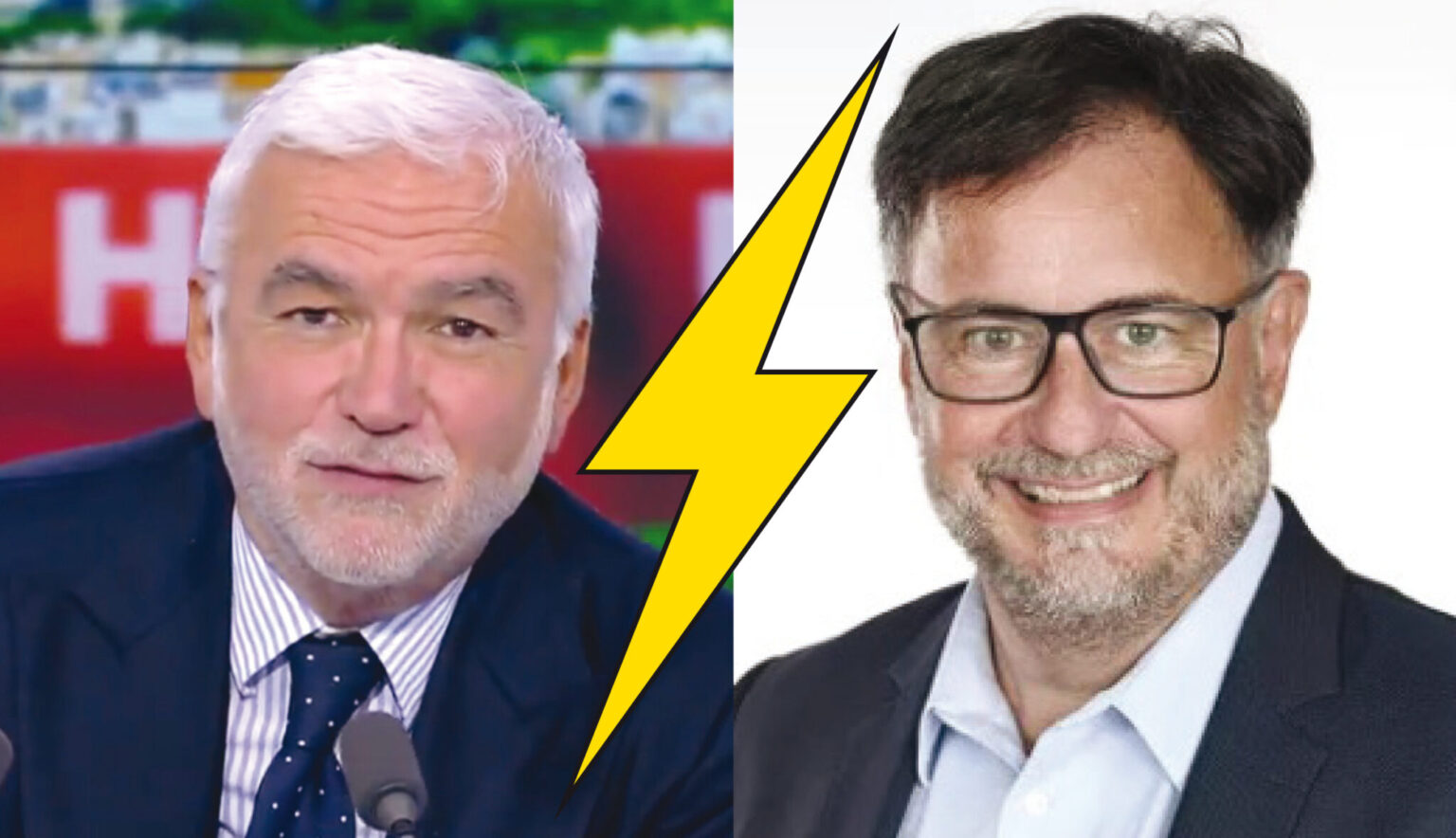 Énorme clash entre Pascal Praud et Vincent Meslet, directeur éditorial de Radio France : "Ou il démissionne, ou il est viré!" (CNews, Radio France, DR)