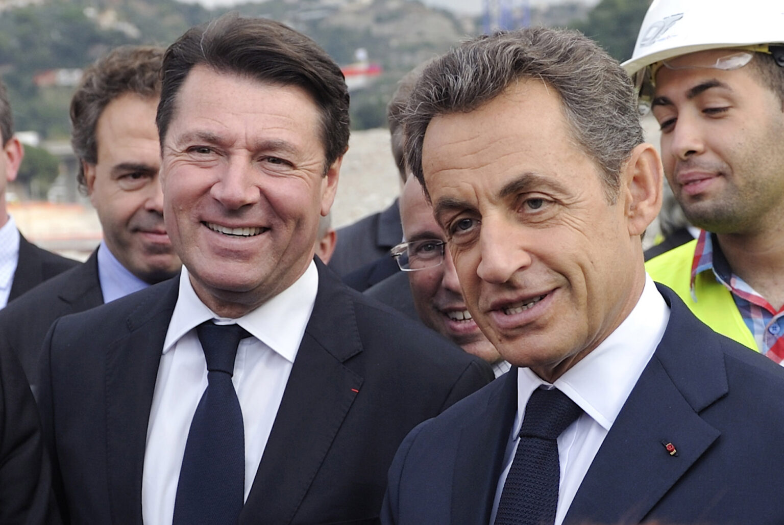 Christian Estrosi veut baptiser le futur parvis de l’Hôtel des Polices de Nice au nom de Nicolas Sarkozy. (AP/Eric Feferberg)