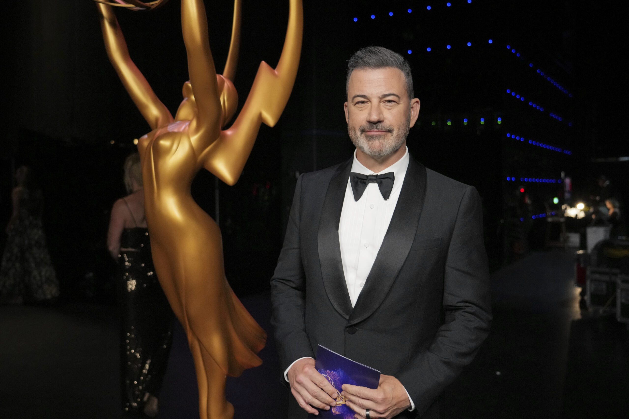 États-Unis: le présentateur star Jimmy Kimmel suspendu après des propos indécents sur la mort de Charlie Kirk (AP/Jordan Strauss)