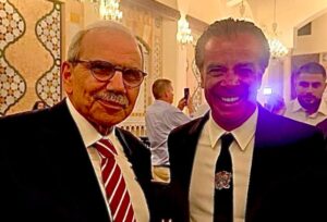 Walid Harfouch rencontre le nouveau Premier ministre du Liban Nawaf Salam invité par L’Orient-Le Jour