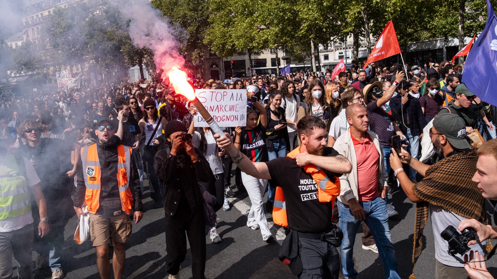 Grève du 18 septembre - écoles, transports, services publics… la colère s’organise partout en France @Capture BFMTV