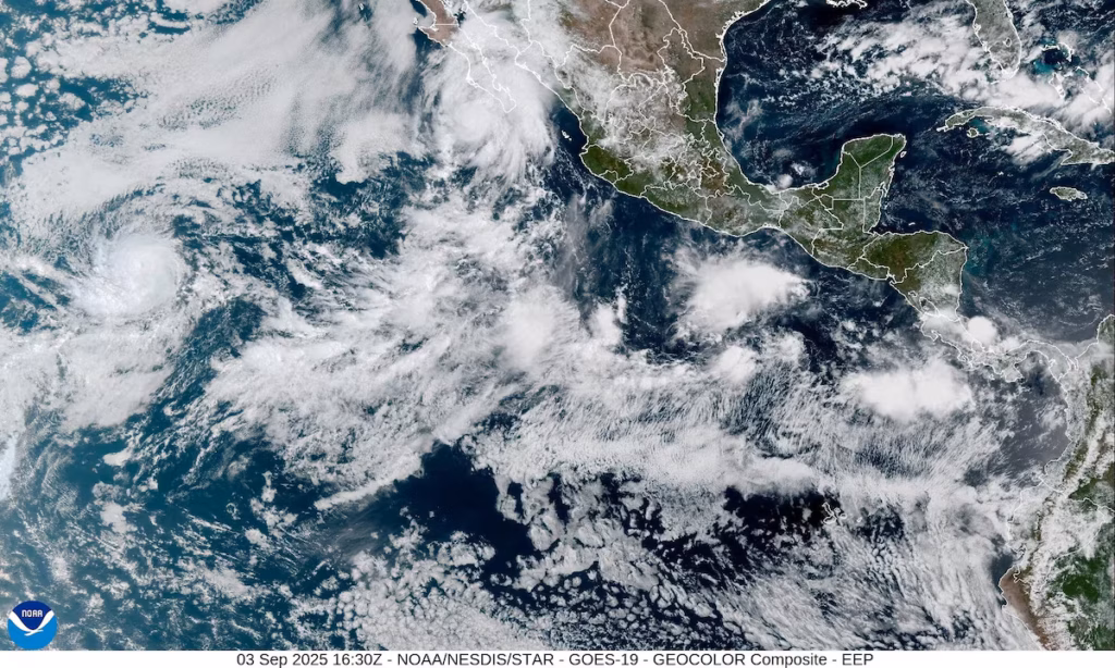 Mexique - l’ouragan Lorena menace la péninsule de Basse-Californie @AP