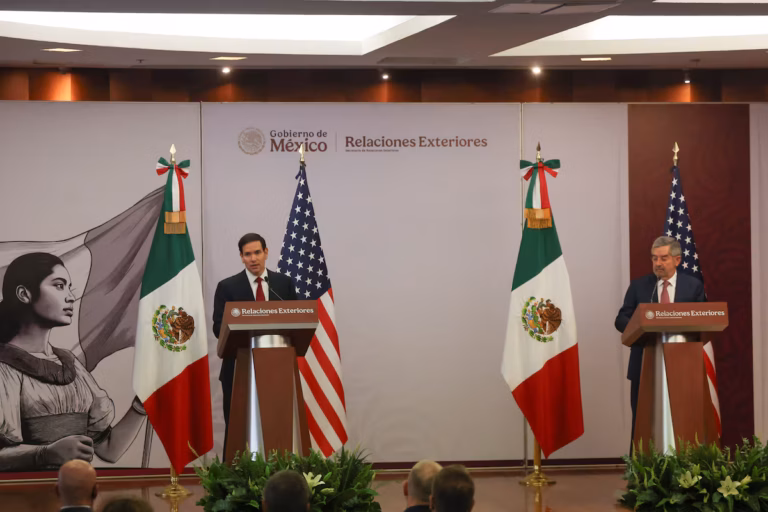 Mexique–États-Unis - la visite de Marco Rubio met en avant la coopération sécuritaire mais aussi les préoccupations de souveraineté @AP