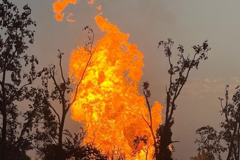Saint-Rémy-de-Provence - 11 000 foyers plongés dans le froid après l’explosion d’un gazoduc @capture BFM TV