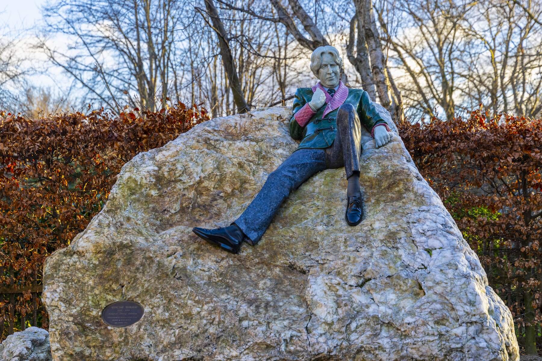 Dublin, Irlanda. Merrion Square. Estatua Oscar Wilde