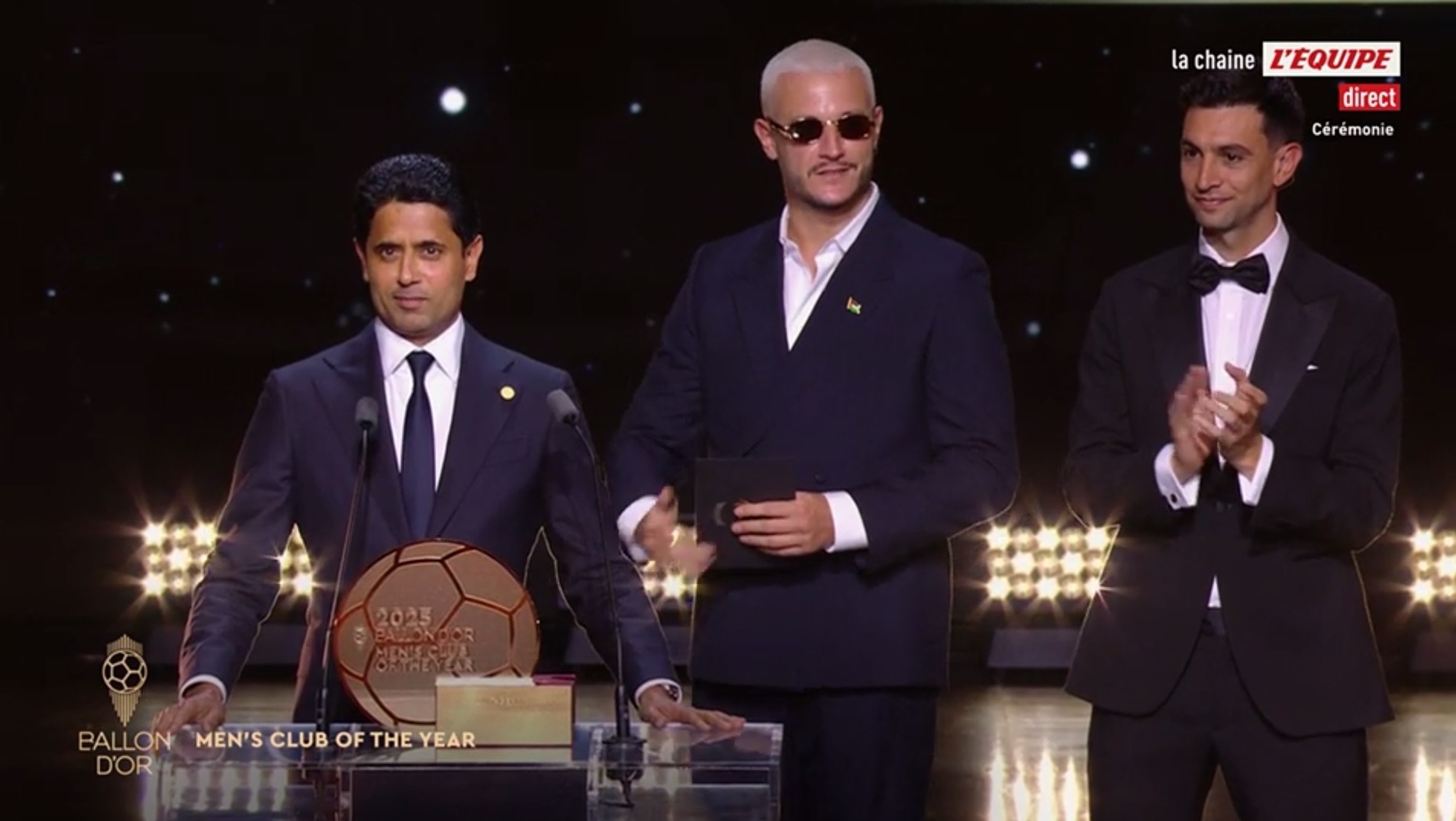 Ballon d'or 2025 : le PSG sacré Club de l’année