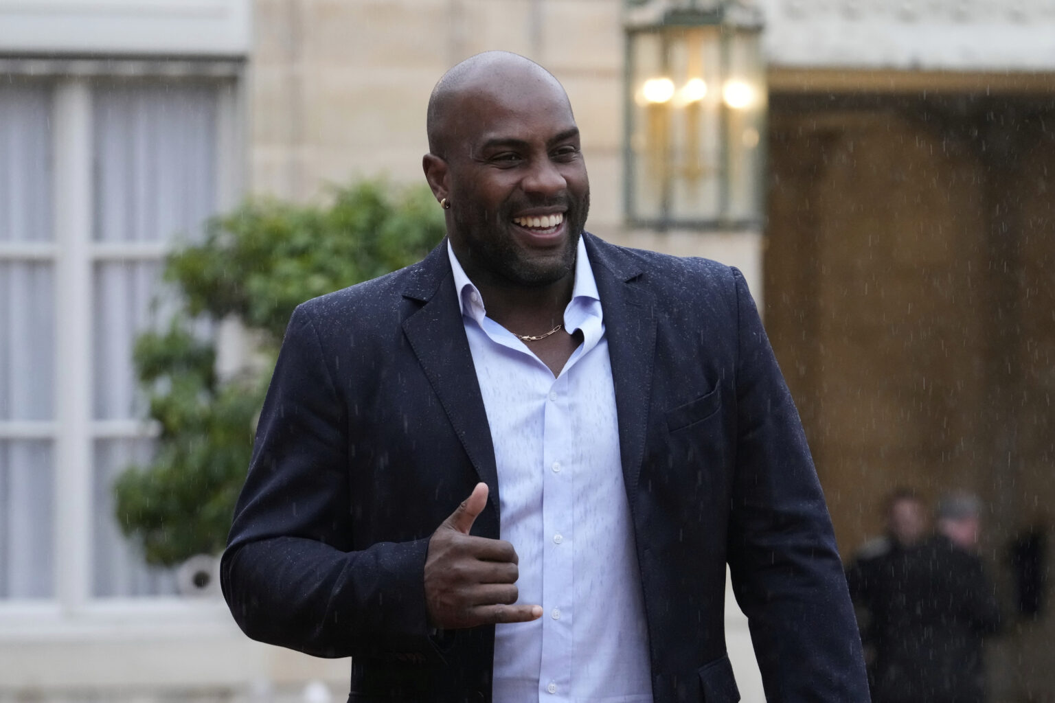 Teddy Riner confirme son ambition politique et vise la présidence de la République (AP/Michel Euler)