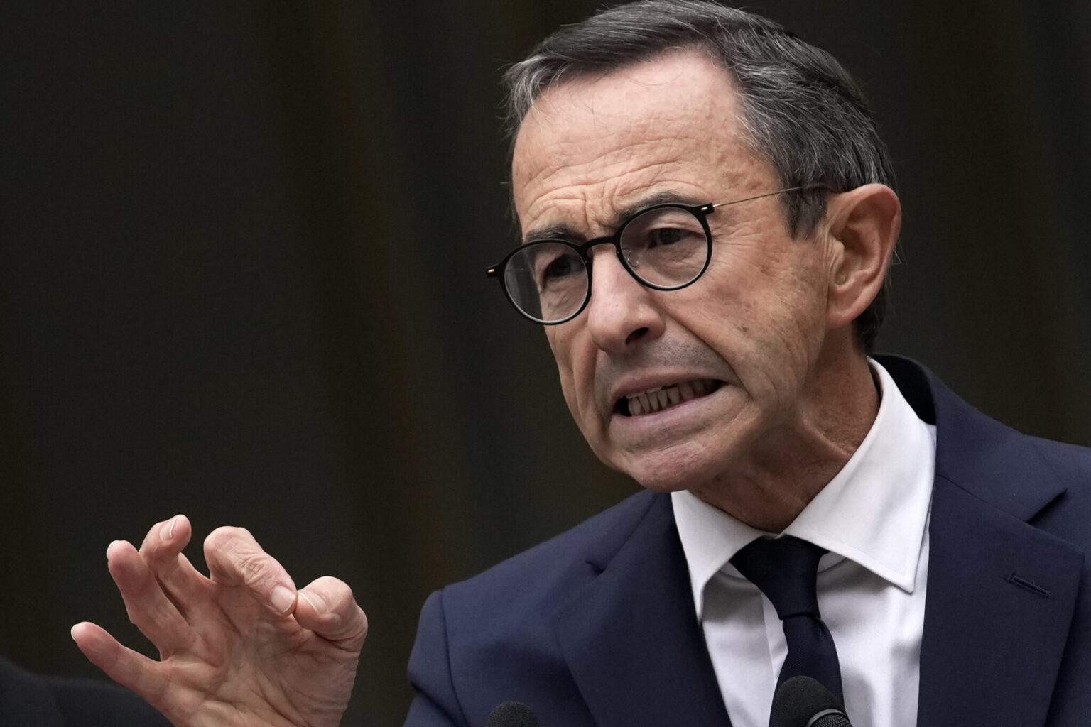 Mobilisation du 18 septembre : Laurent Nuñez et Bruno Retailleau craignent des violences et les casseurs (AP/Christophe Ena)