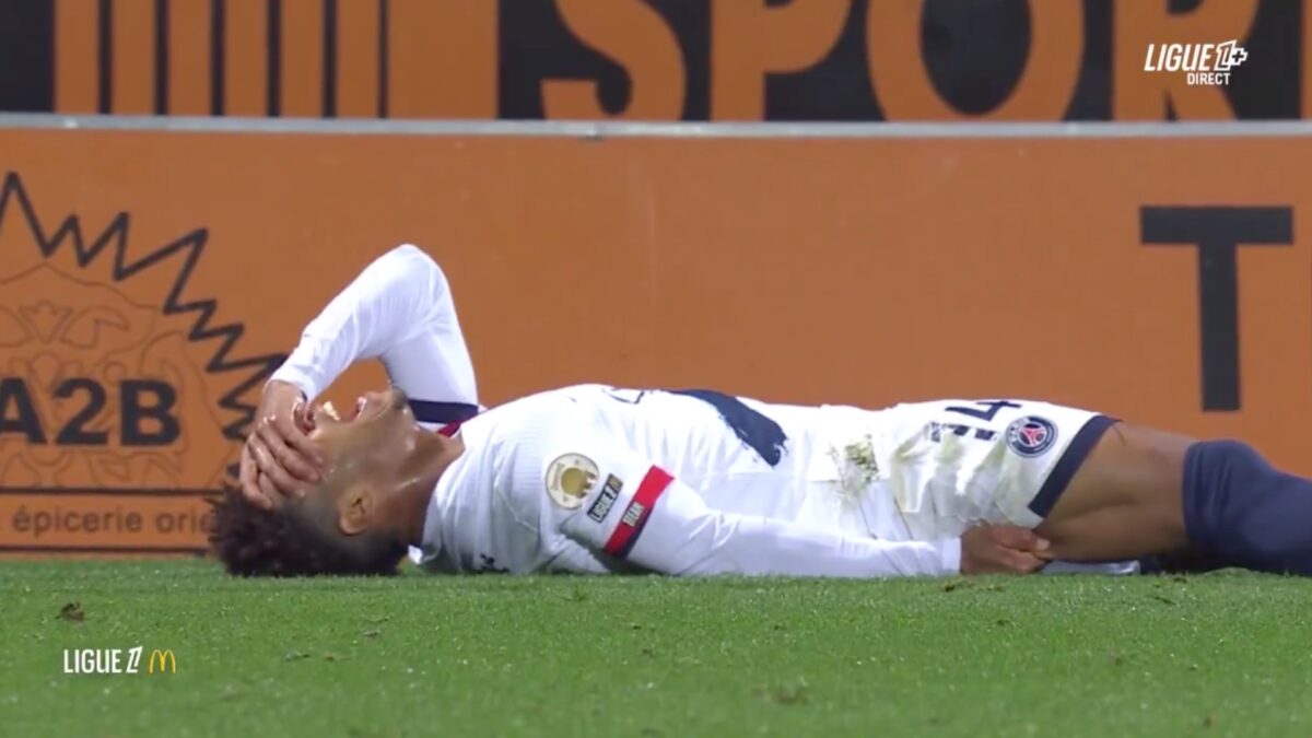 Ligue 1: le PSG freiné à Lorient. Désiré Doué sort sur blessure. (DR)