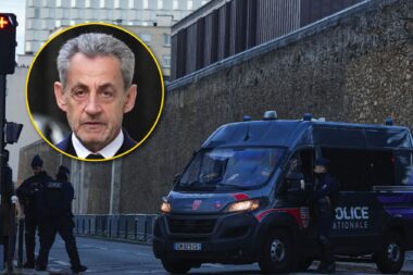 Nicolas Sarkozy surveillé 24h/24 par deux officiers chargés de sa sécurité en prison. (AP,DR)