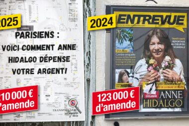 Scandale Anne Hidalgo: la mairie de Paris inflige 210.000€ d'amende à Transparence Citoyenne en représailles. La même méthode d'intimidation utilisée contre Entrevue en 2024 suite au Tahiti Gate (123.000€ d'amende)