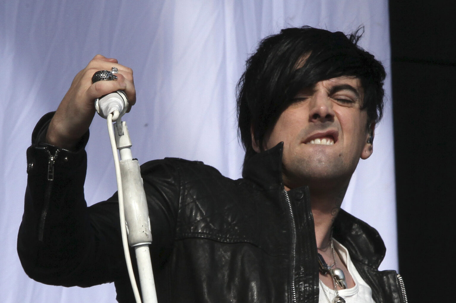 Ian Watkins, ex-chanteur de Lostprophets et violeur d'enfants, tué en prison. (AP/Joel Ryan)