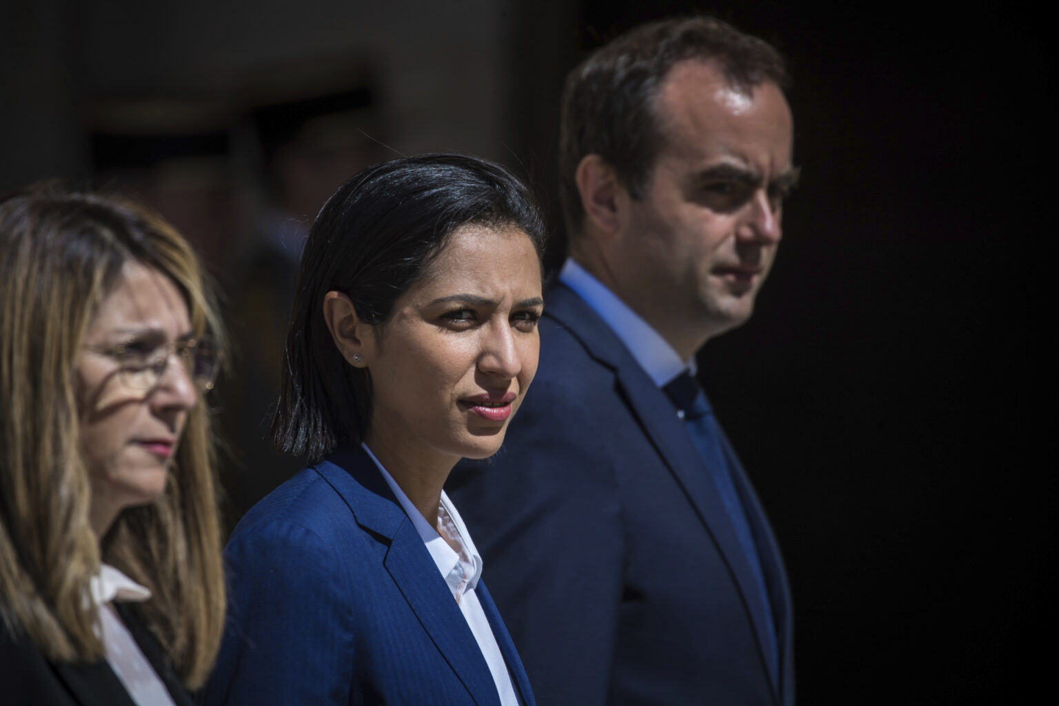 Sarah El Haïry réaffirme l’engagement de la France pour mettre fin aux violences faites aux enfants. (AP/Christophe Petit Tesson)