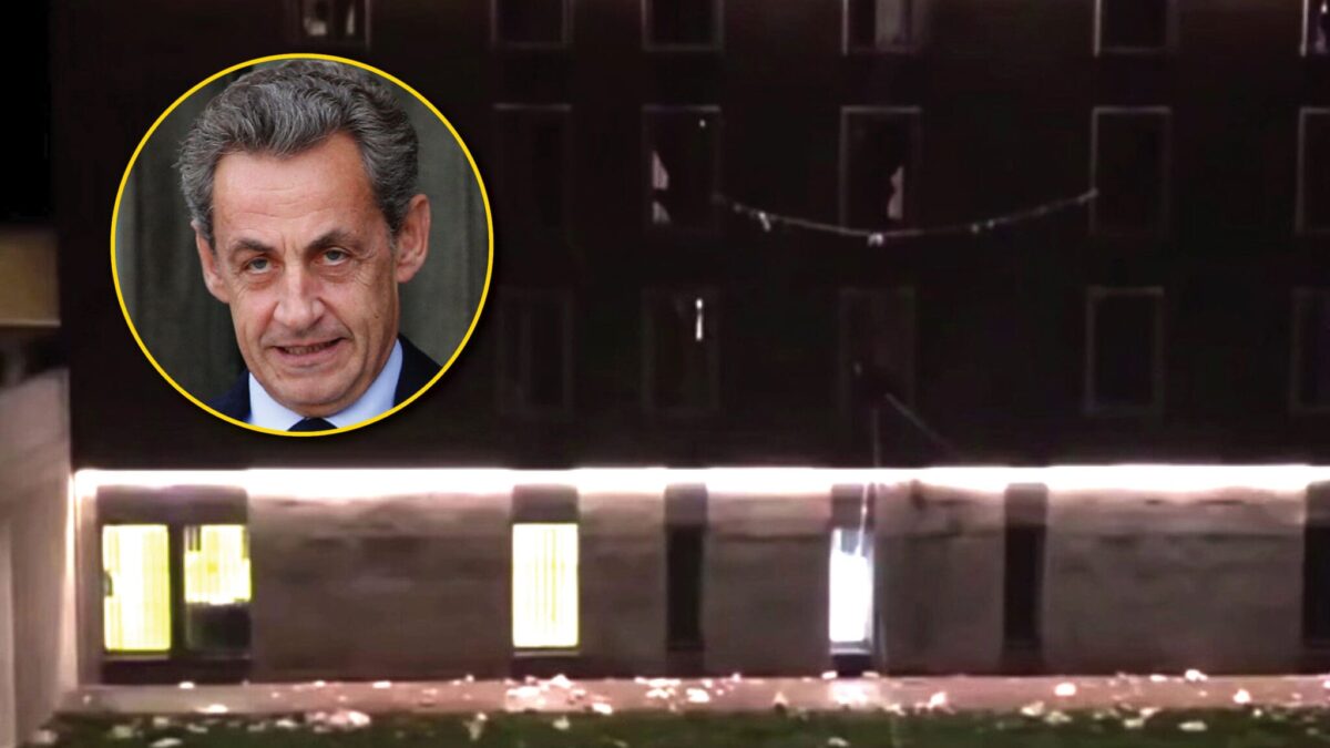 VIDÉO - "Oh Sarko, la ch*tte à ta mère, réveille-toi!" Un détenu filme des cris lancés contre Nicolas Sarkozy cette nuit en prison. (DR)