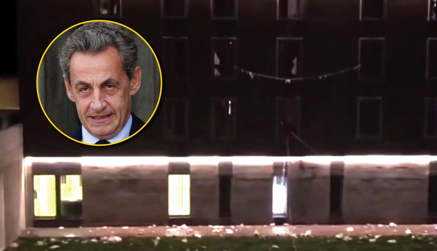 VIDÉO - "Oh Sarko, la ch*tte à ta mère, réveille-toi!" Un détenu filme des cris lancés contre Nicolas Sarkozy cette nuit en prison. (DR)