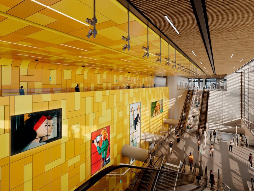 À Saint-Denis, une expo dévoile les 70 œuvres des futures gares du Grand Paris Express