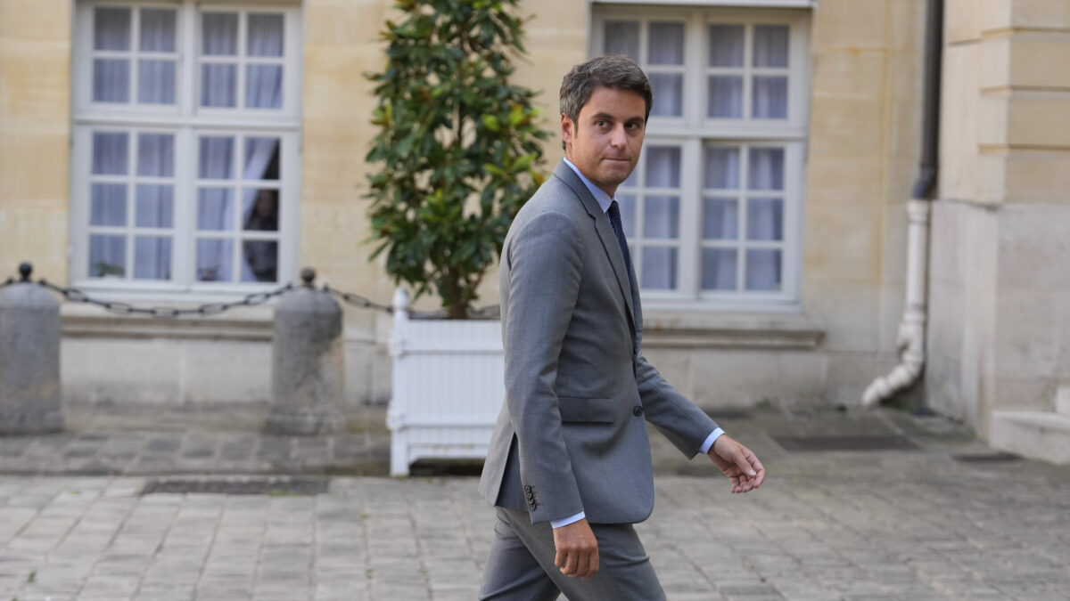 Gabriel Attal croit à une France prête à élire un président homosexuel en 2027 (AP Photo/Michel Euler)